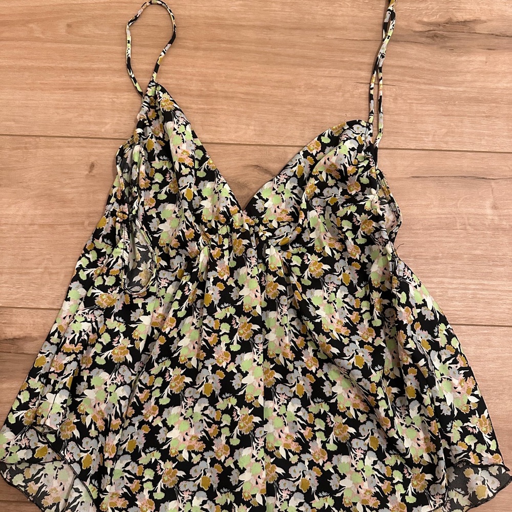 Free People Floral Tank Too